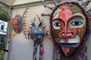 More of Danny Finney's Rattles & Masks which you can purchase @ the 43rd Street Arts Festival!